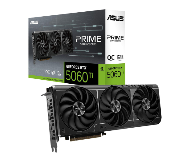 ASUS GeForce RTX 5060 Ti Prime OC 16GB GDDR7 DLSS5 - 1331408 - zdjęcie